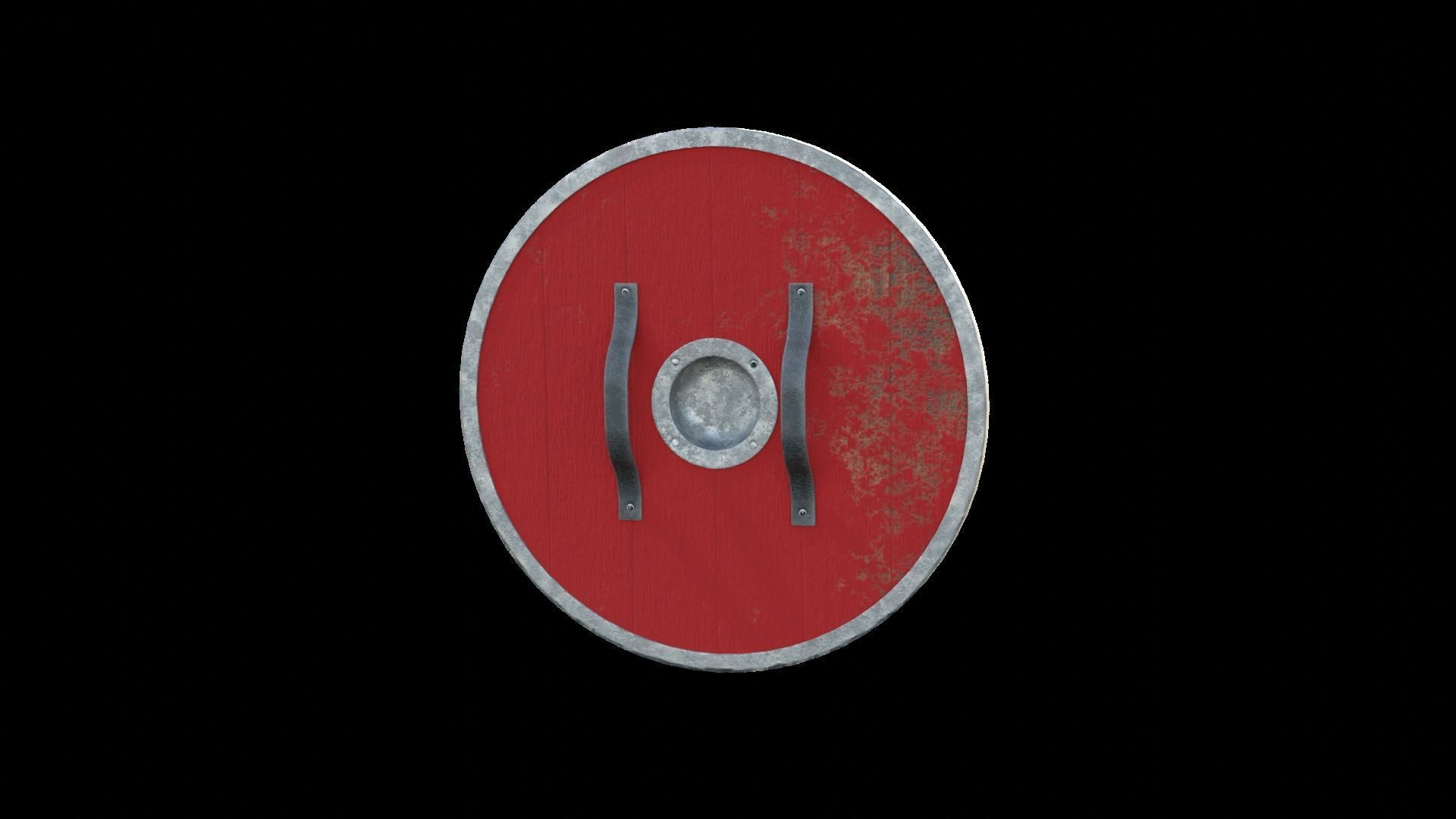 Shield Collection Low-poly 3D model_3