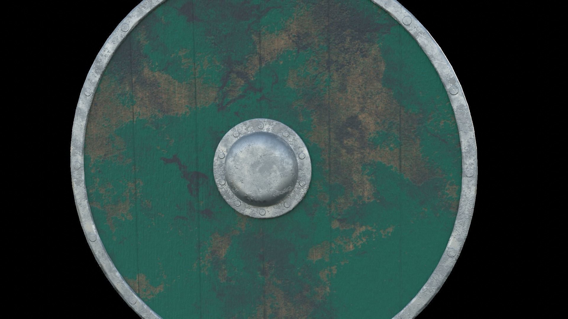 Shield Collection Low-poly 3D model_14