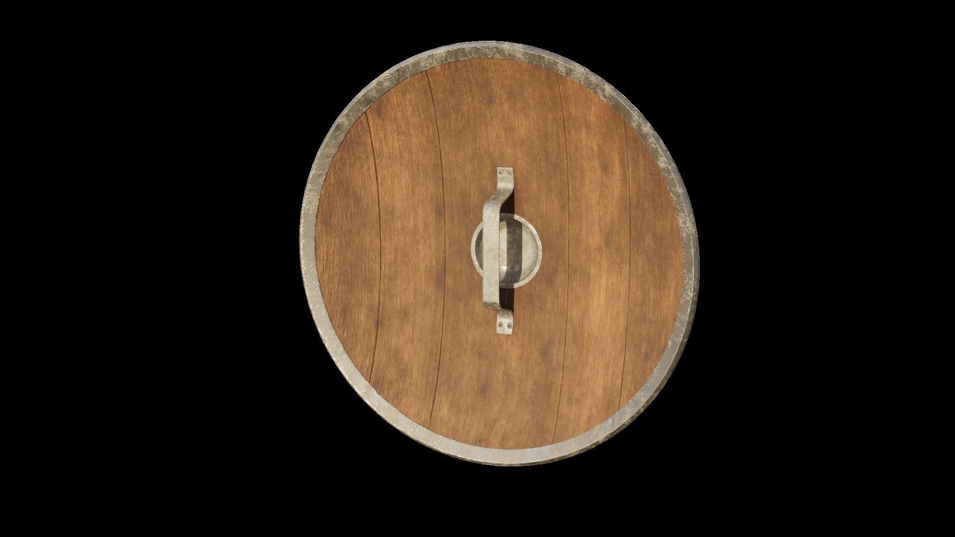 Shield Collection Low-poly 3D model_27