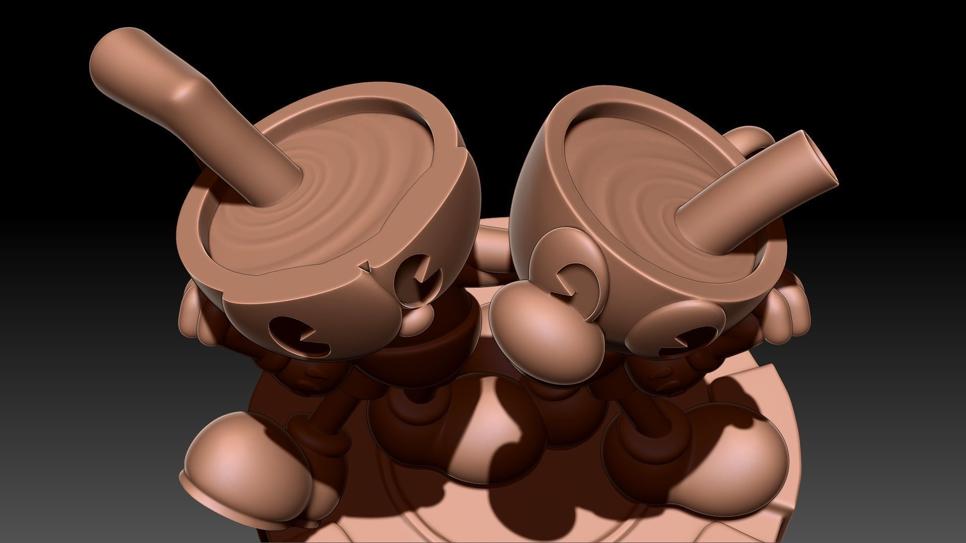 Cuphead Mugman 3D print model_8