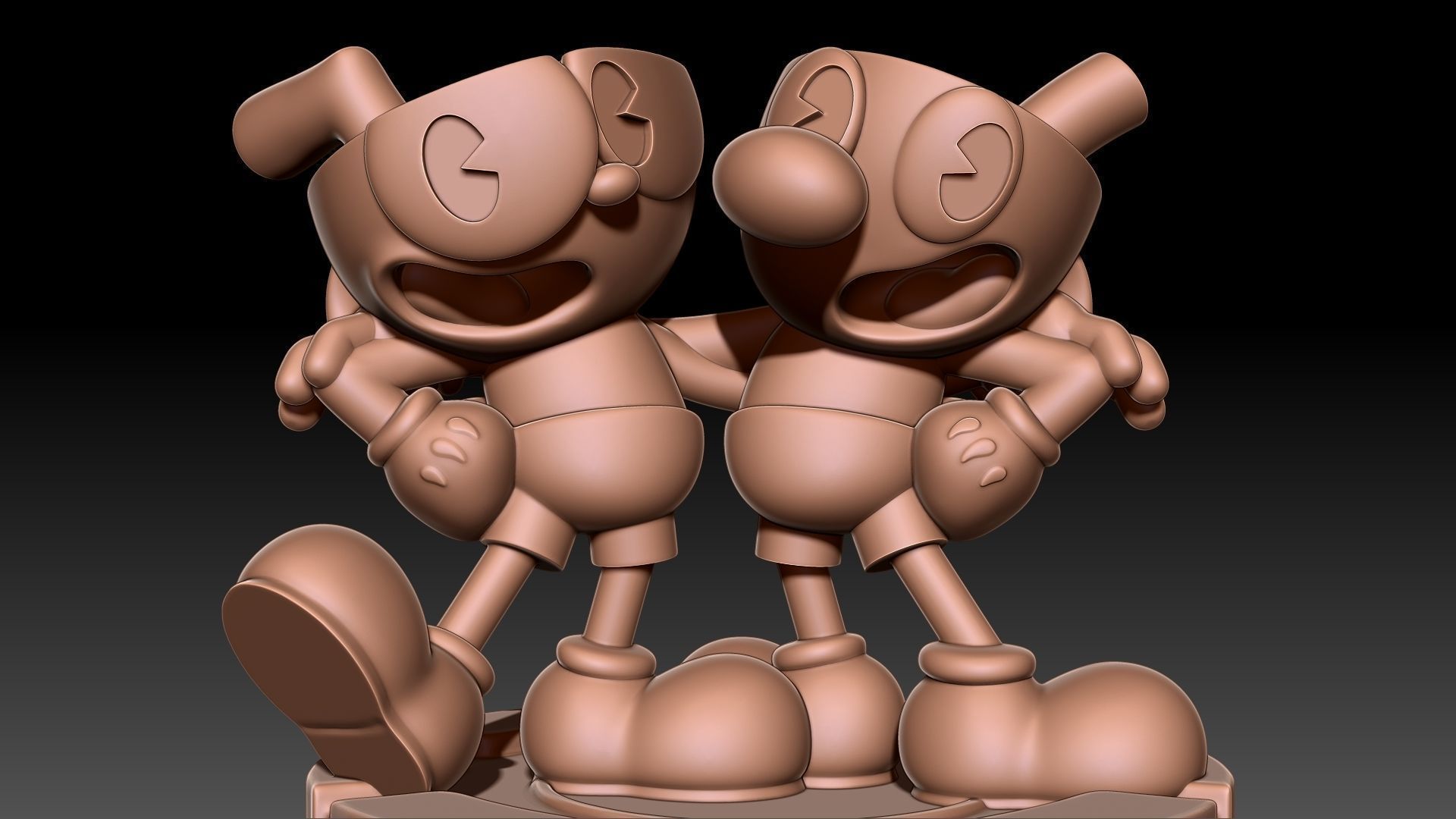 Cuphead Mugman 3D print model_1