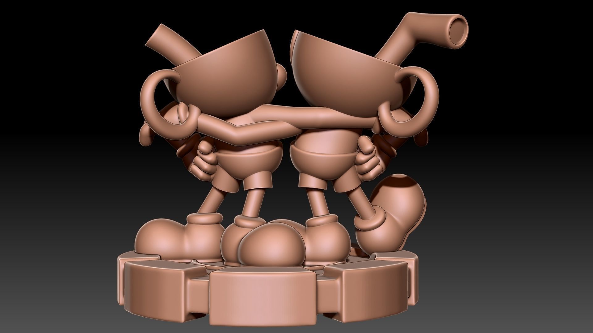 Cuphead Mugman 3D print model_4