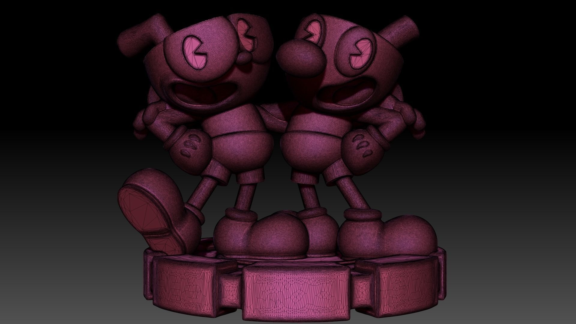 Cuphead Mugman 3D print model_11