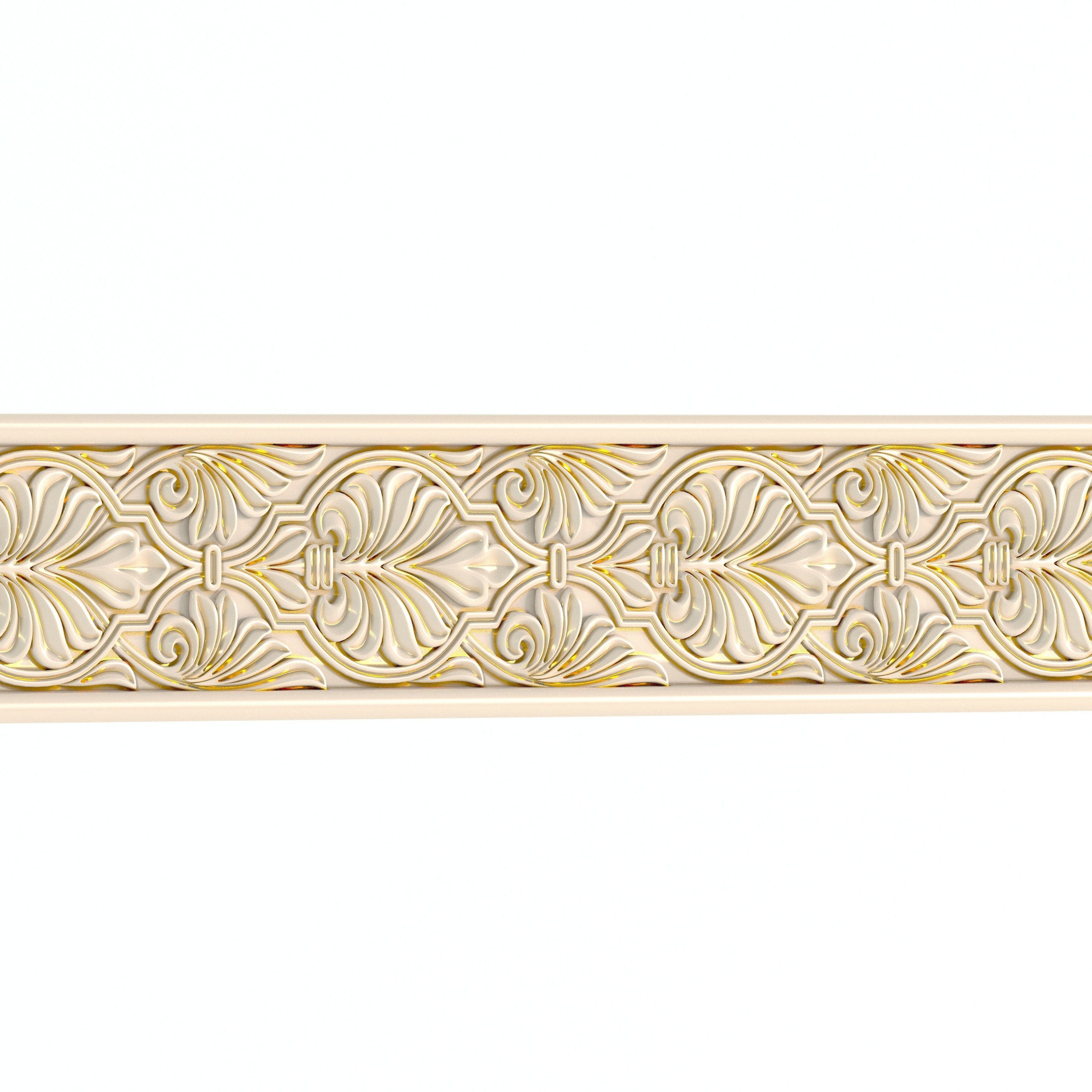 Carved decor 7 3D model_2