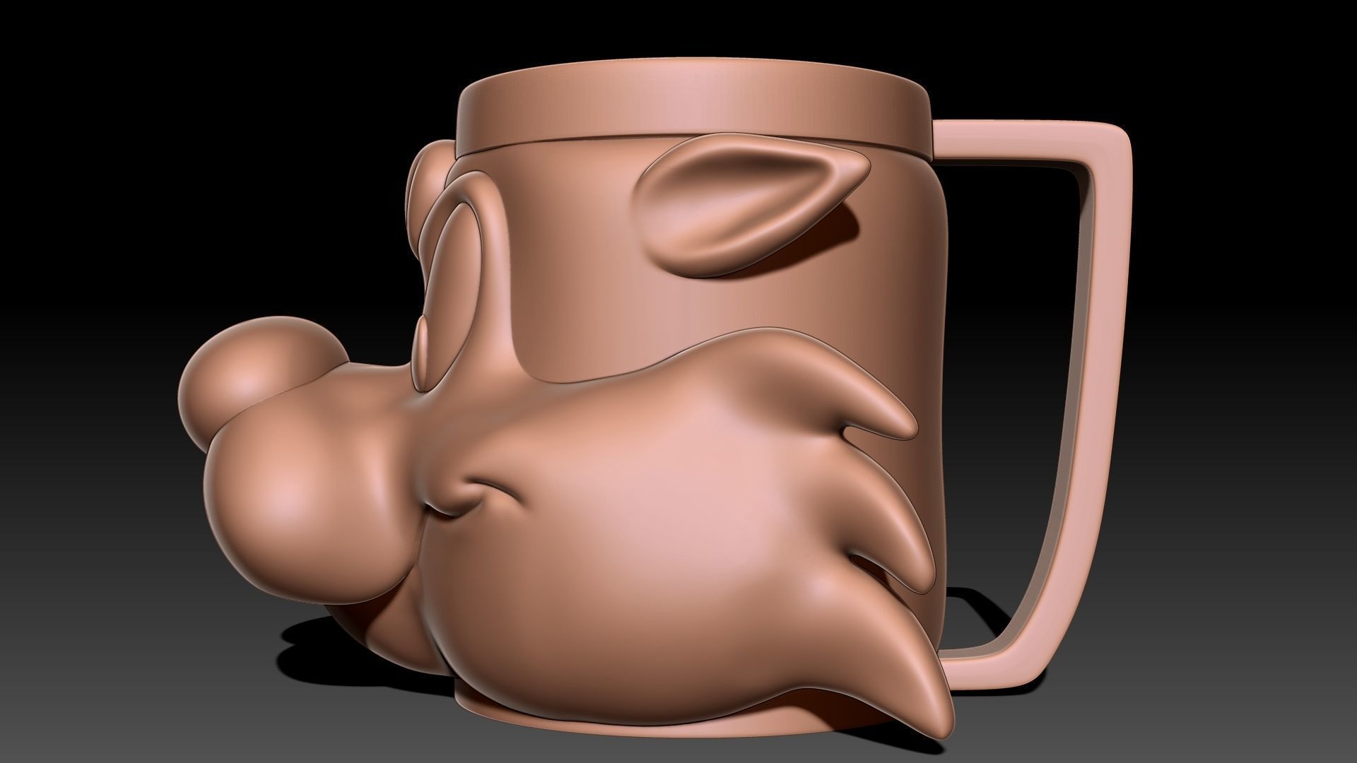 Coffee Mug 3D print model_8