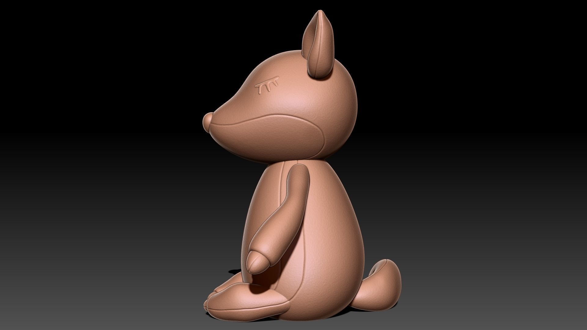 Teddybear toys 3D print model_6