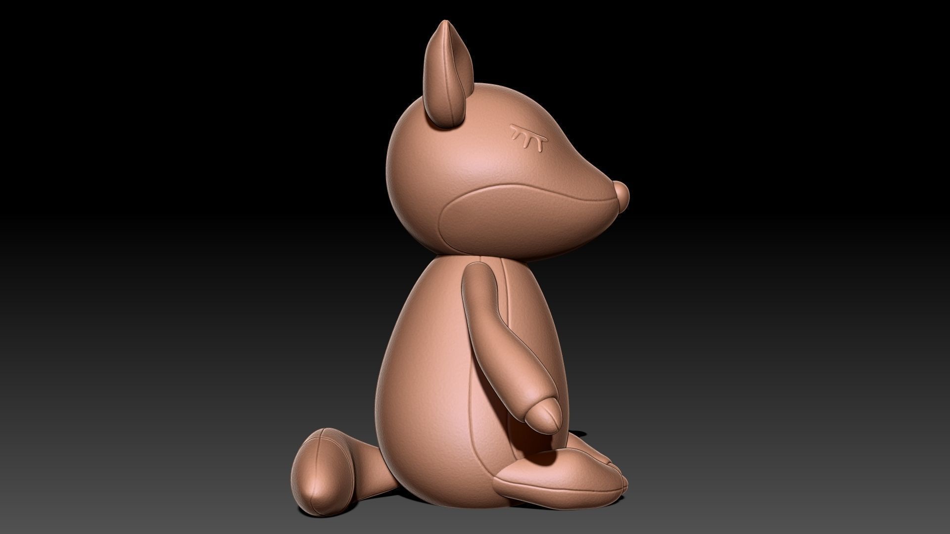 Teddybear toys 3D print model_2