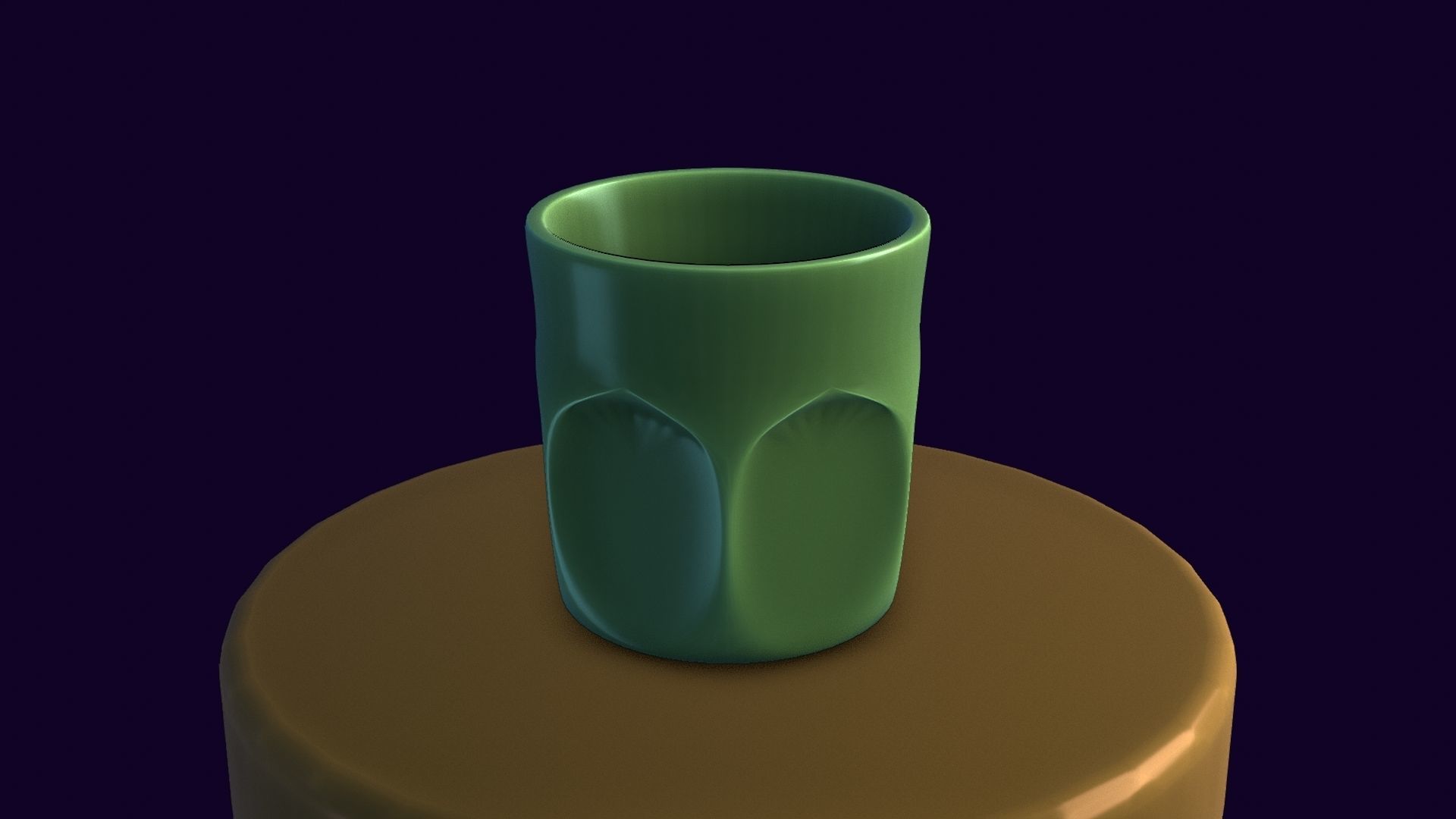 Whiskey glass Low-poly 3D model_11