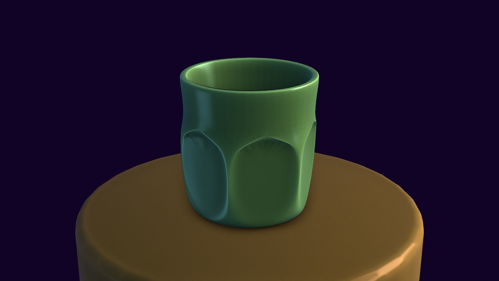 Whiskey glass Low-poly 3D model_17