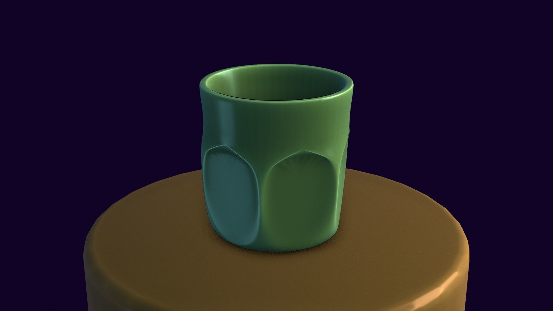 Whiskey glass Low-poly 3D model_15