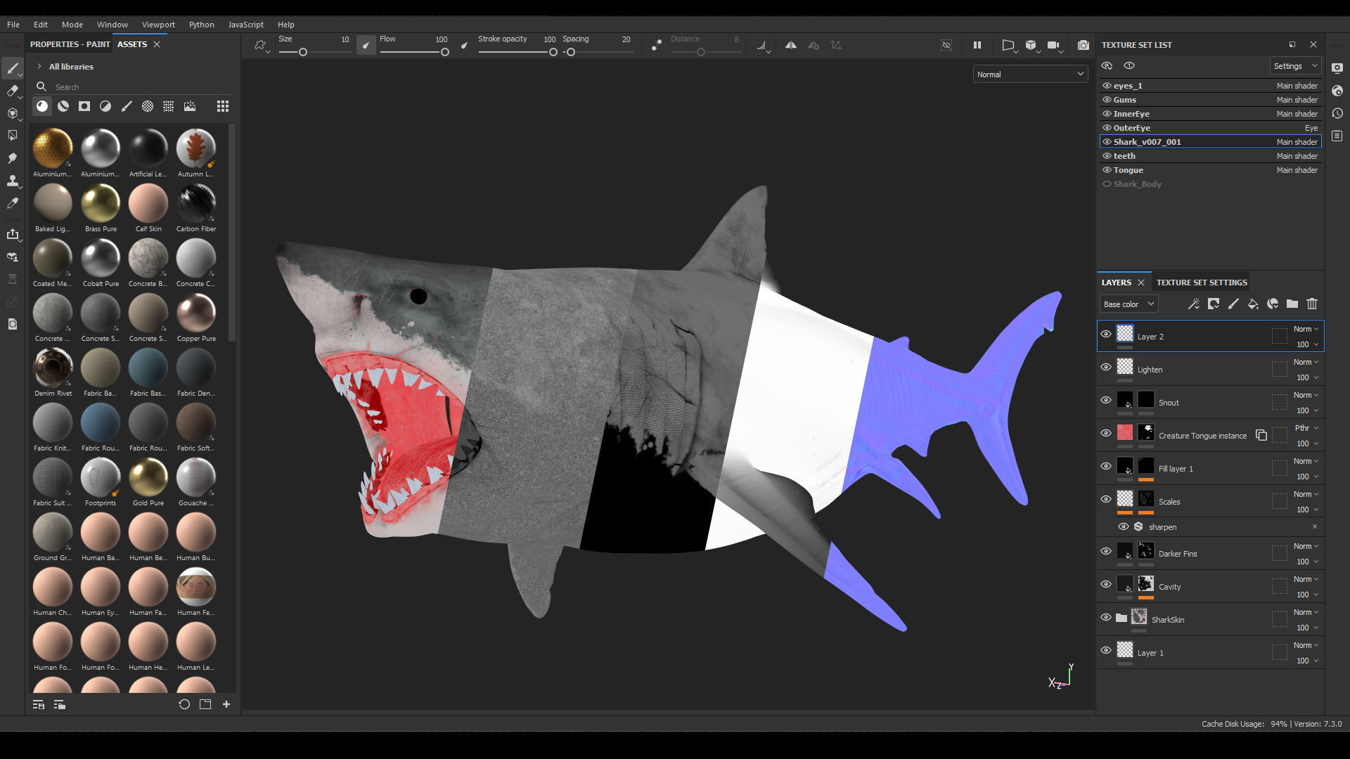 Great White Shark 3D model_24