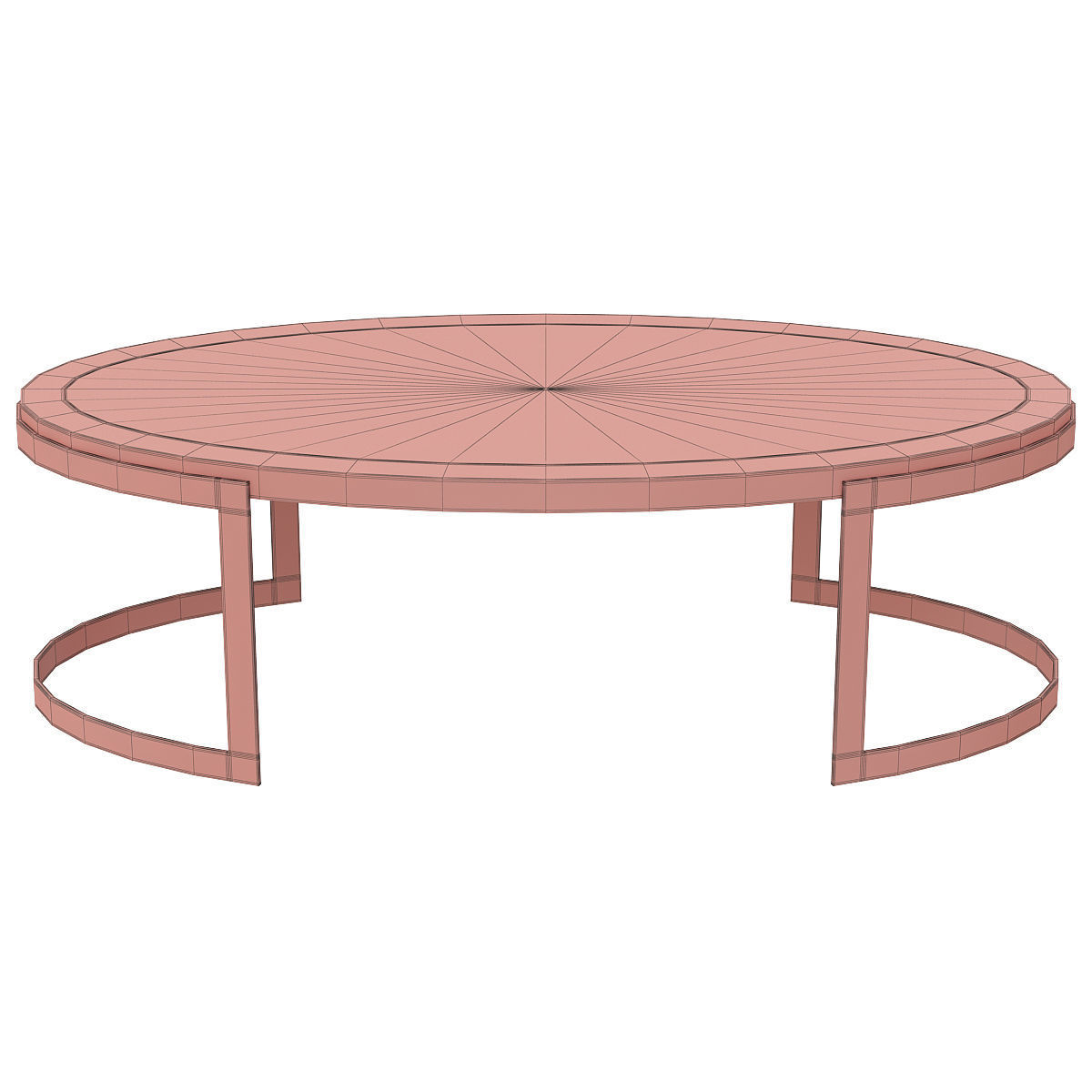 Soho coffee table 3D model_1