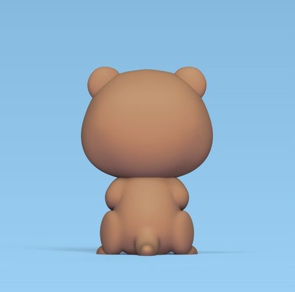 Cute Otter 3D print model_2