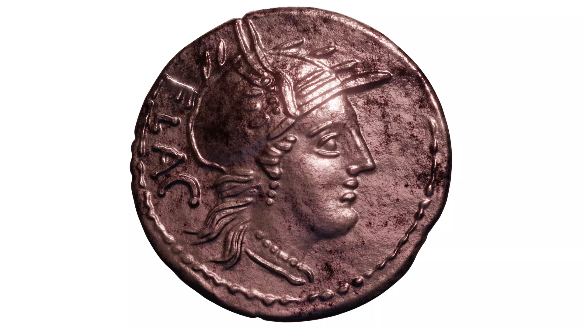 denarius rutilia 3D print model_0