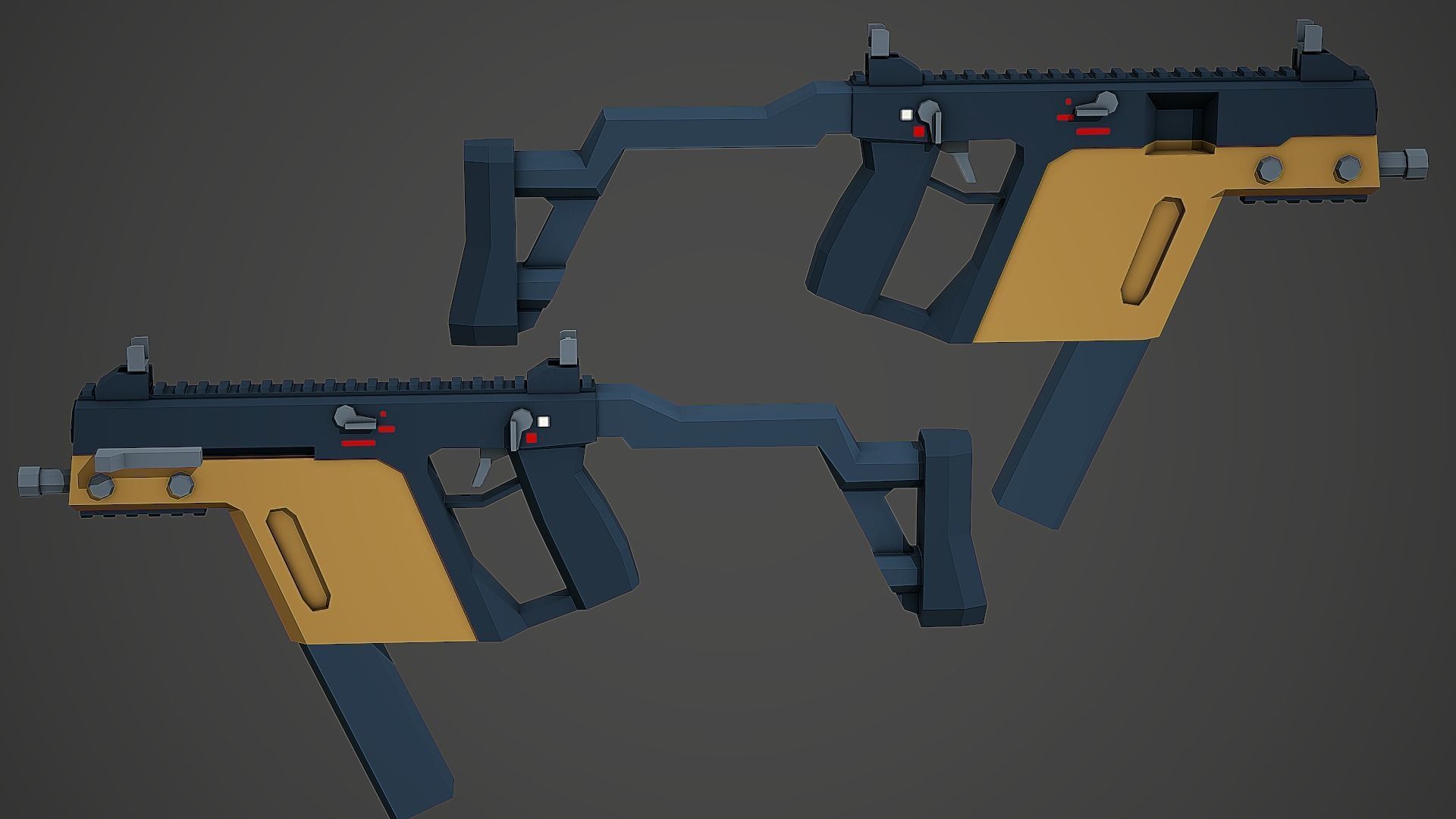 Small Stylized Weapon Pack vol 03 - Low Poly Game Ready 3D Model Collection_25