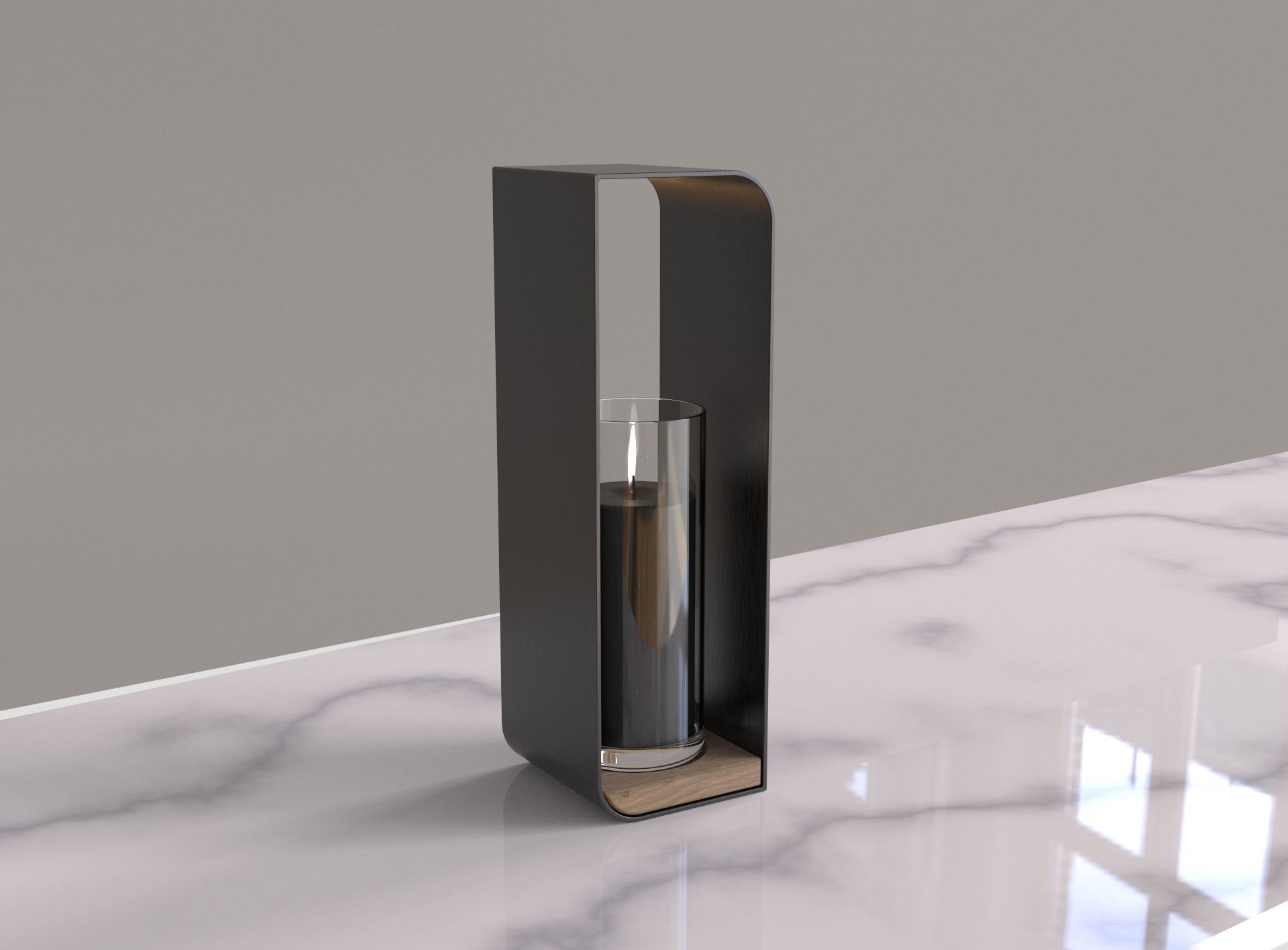 Candle Holder 3D model 3D model_1