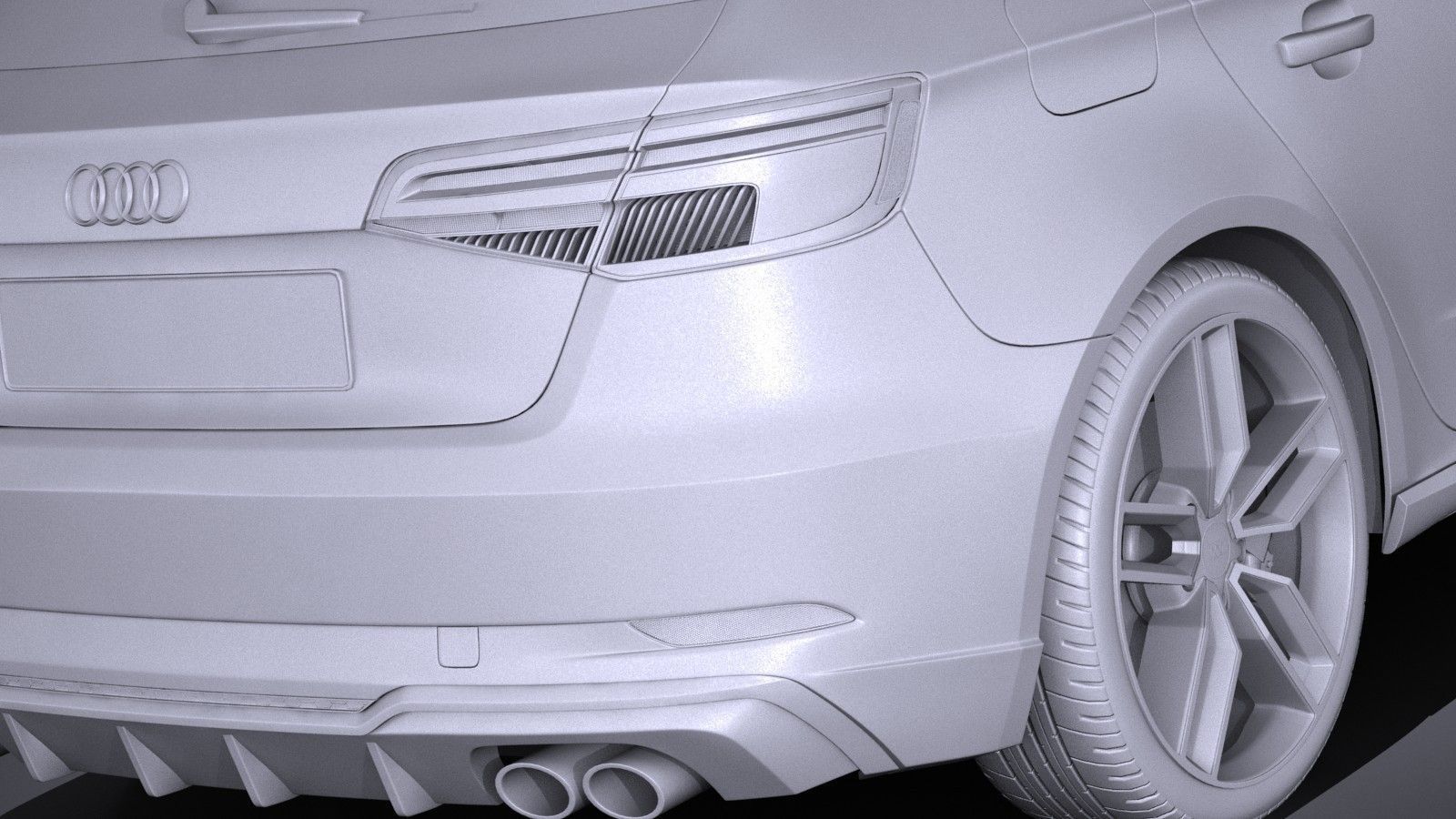 Audi S3 2017 5-door 3D model_10