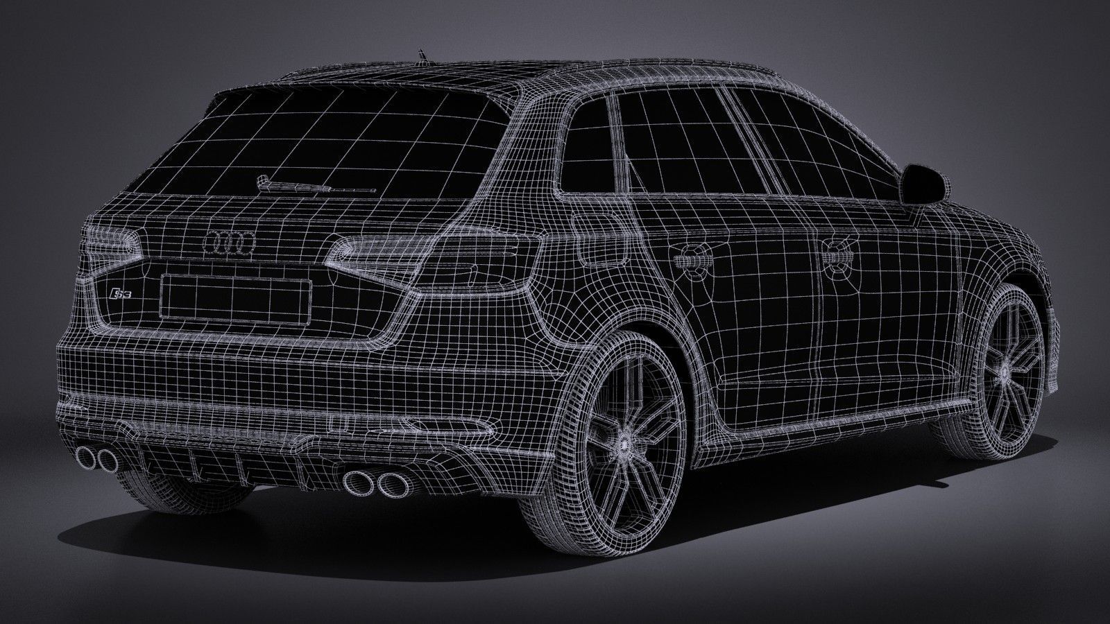 Audi S3 2017 5-door 3D model_15