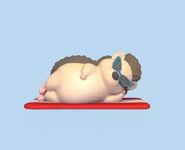 Hedgehog on the Beach