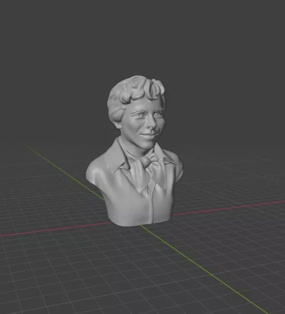 Amelia Earhart 3D print model_18