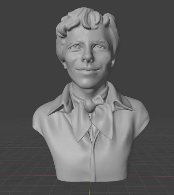 Amelia Earhart 3D print model_11