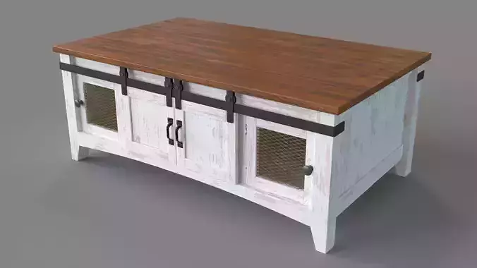 Anton Farmhouse Cocktail Solid Table