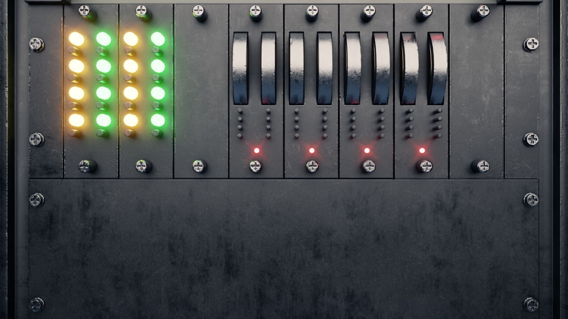 Server Rack 3D model Low-poly 3D model_14