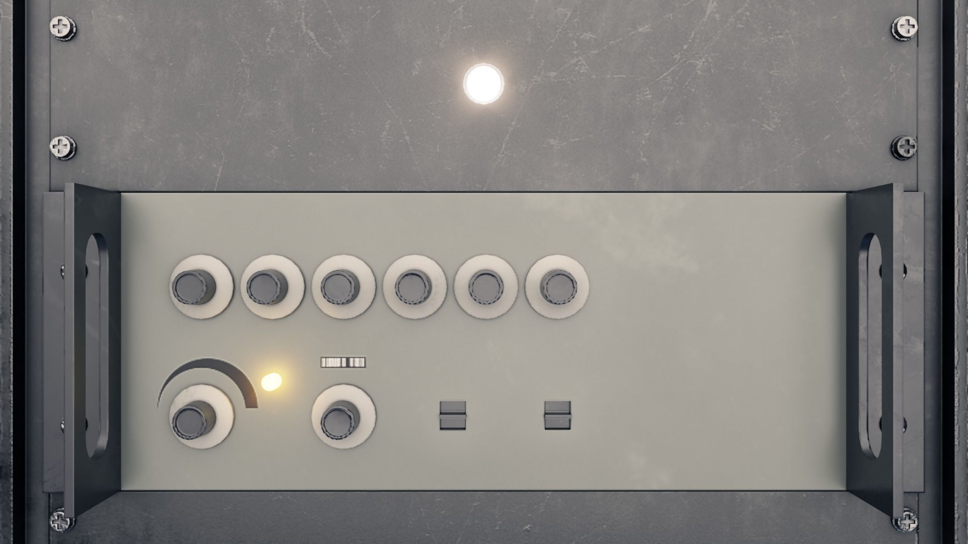 Server Rack 3D model Low-poly 3D model_4