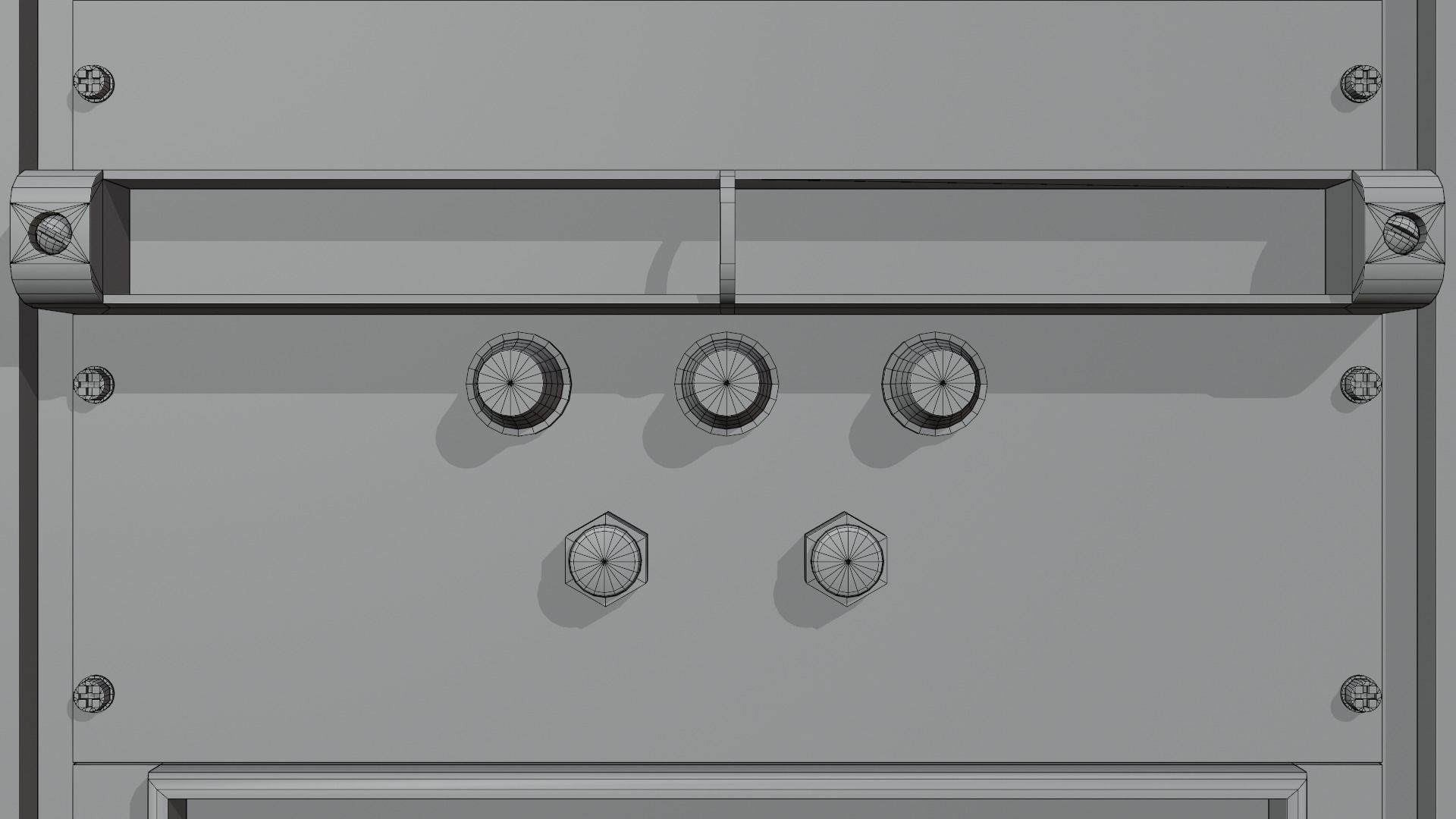 Server Rack 3D model Low-poly 3D model_9