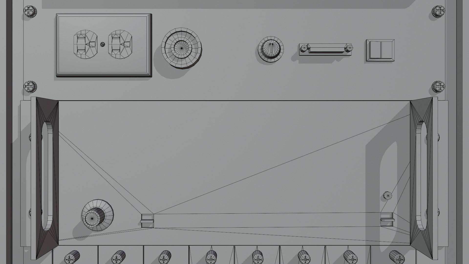 Server Rack 3D model Low-poly 3D model_13