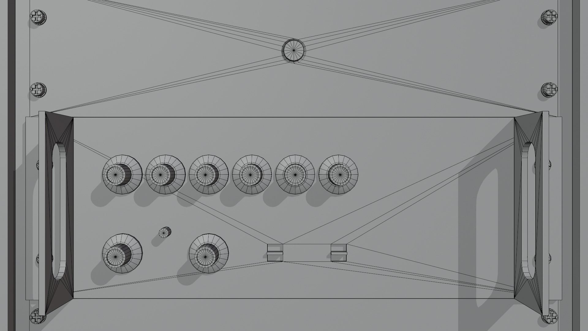 Server Rack 3D model Low-poly 3D model_5