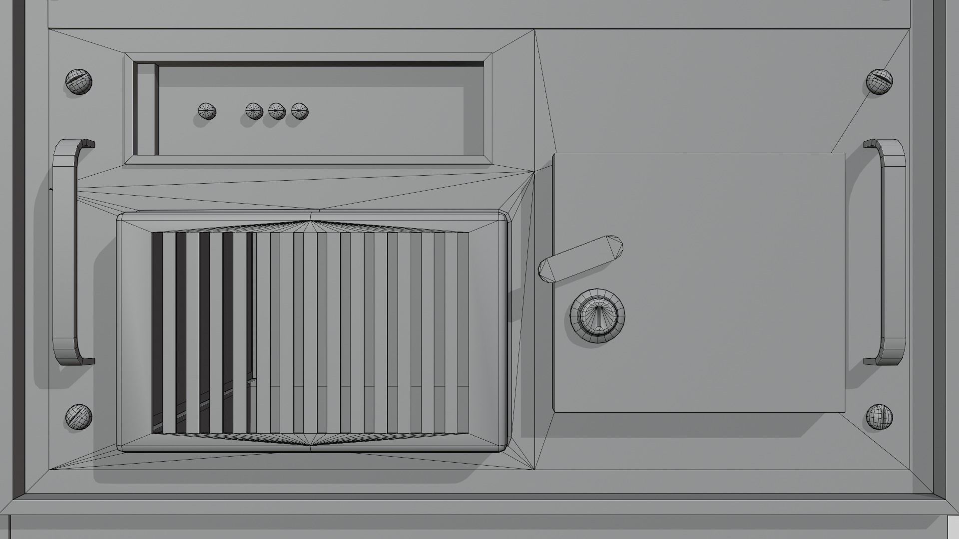 Server Rack 3D model Low-poly 3D model_17