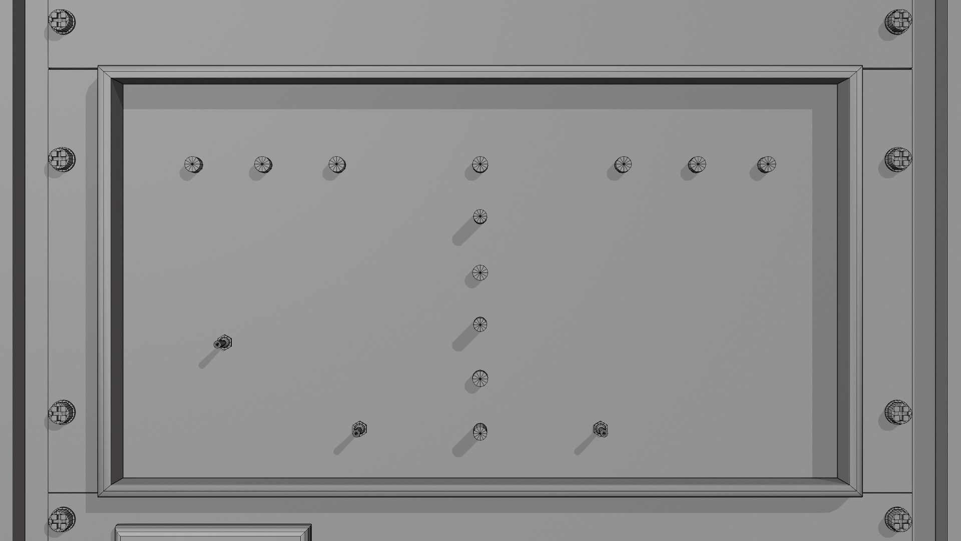 Server Rack 3D model Low-poly 3D model_11