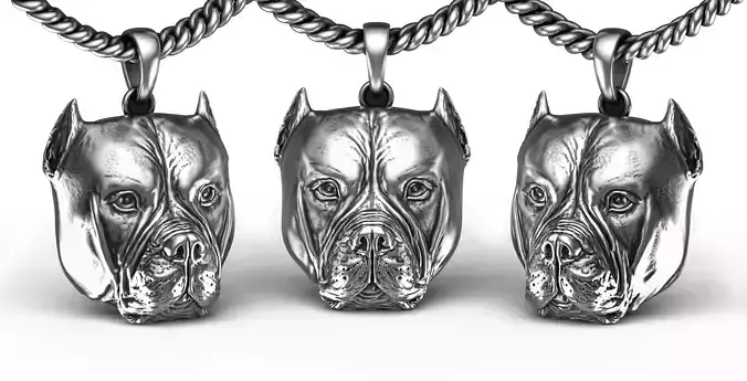 Light Weight Dog Pendant  3D print model