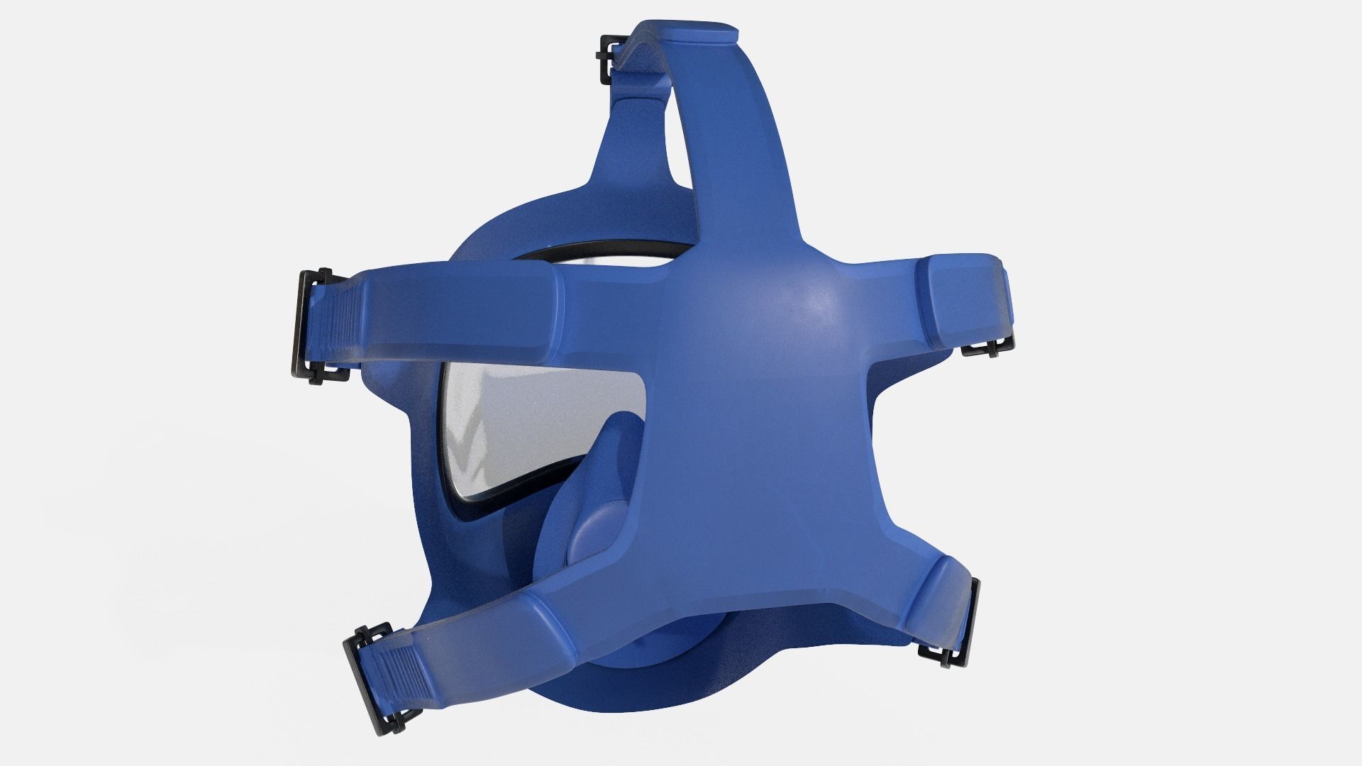 Gasmask gas mask Low-poly 3D model_6