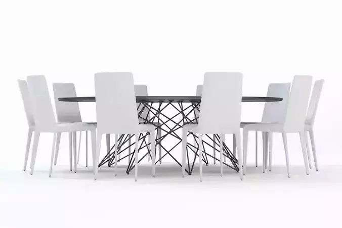 Octa Table With Chair