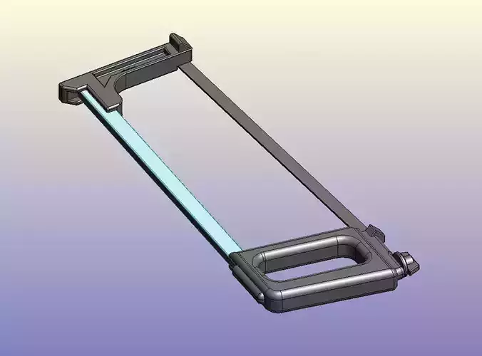 Hacksaw cutting tool with handle