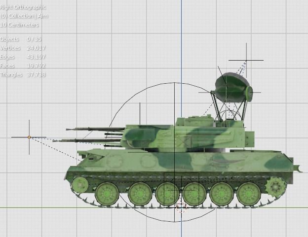 ZSU 23-4 Shilka Low-poly 3D model_12