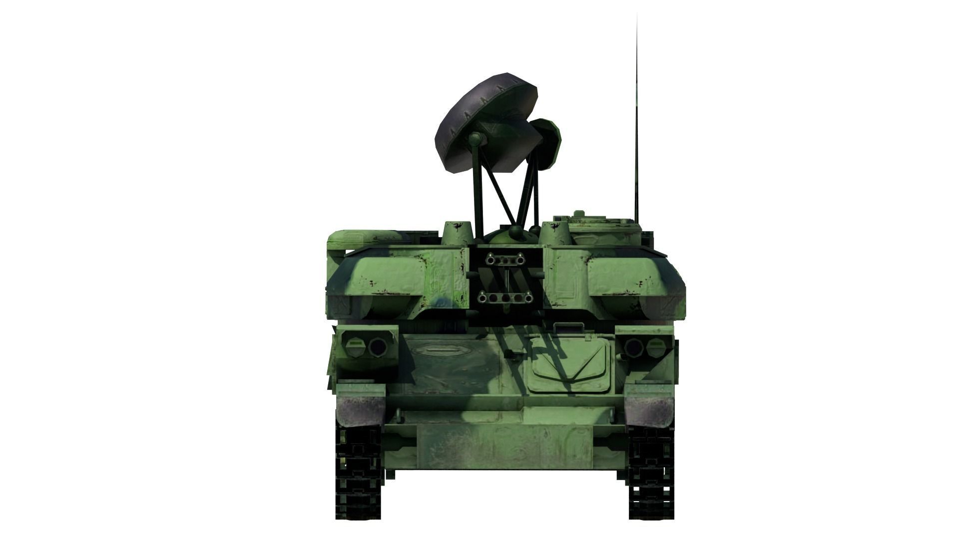 ZSU 23-4 Shilka Low-poly 3D model_6