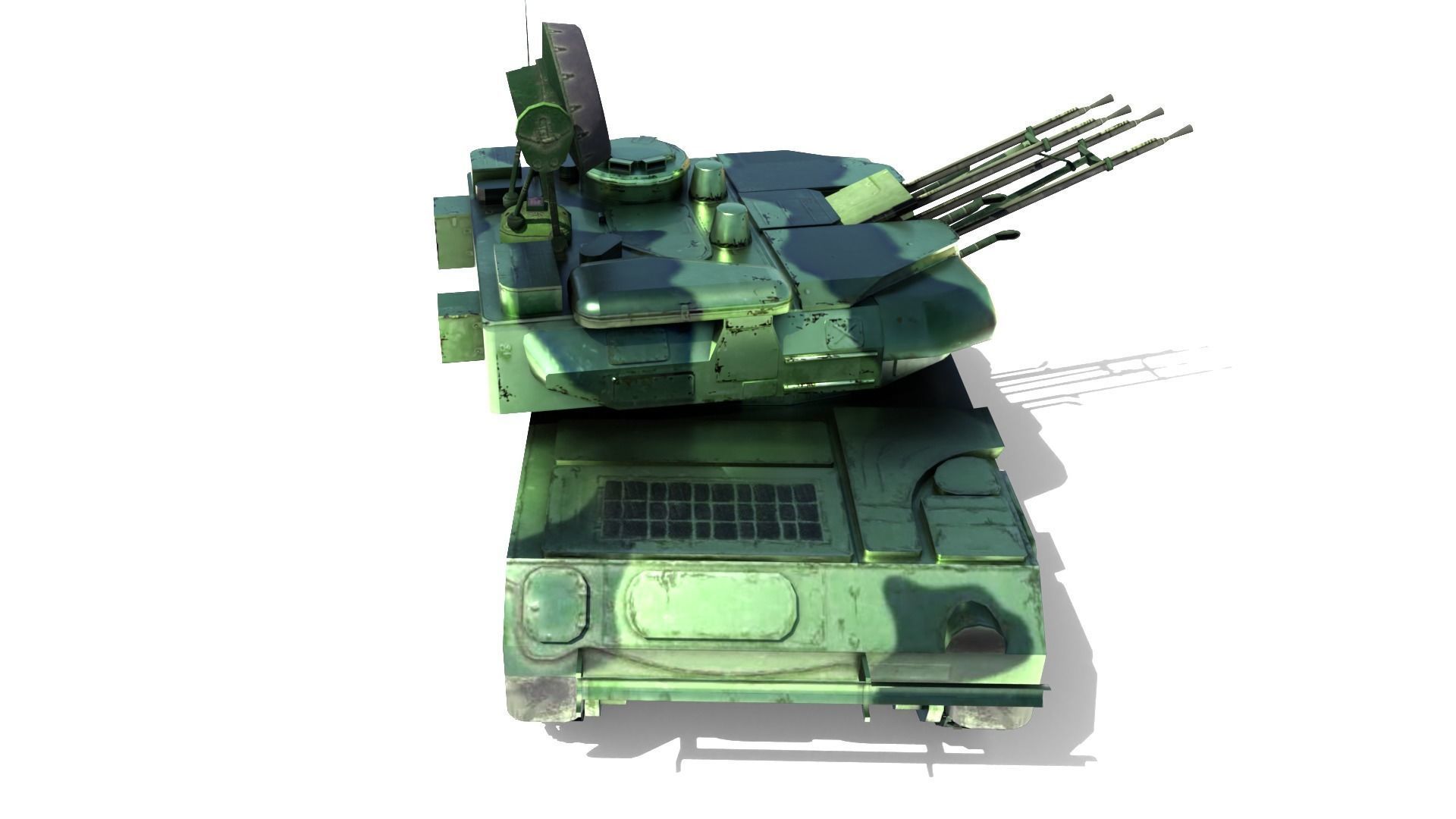 ZSU 23-4 Shilka Low-poly 3D model_10