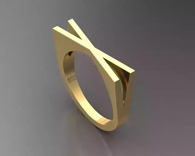 alphabet ring letter X
