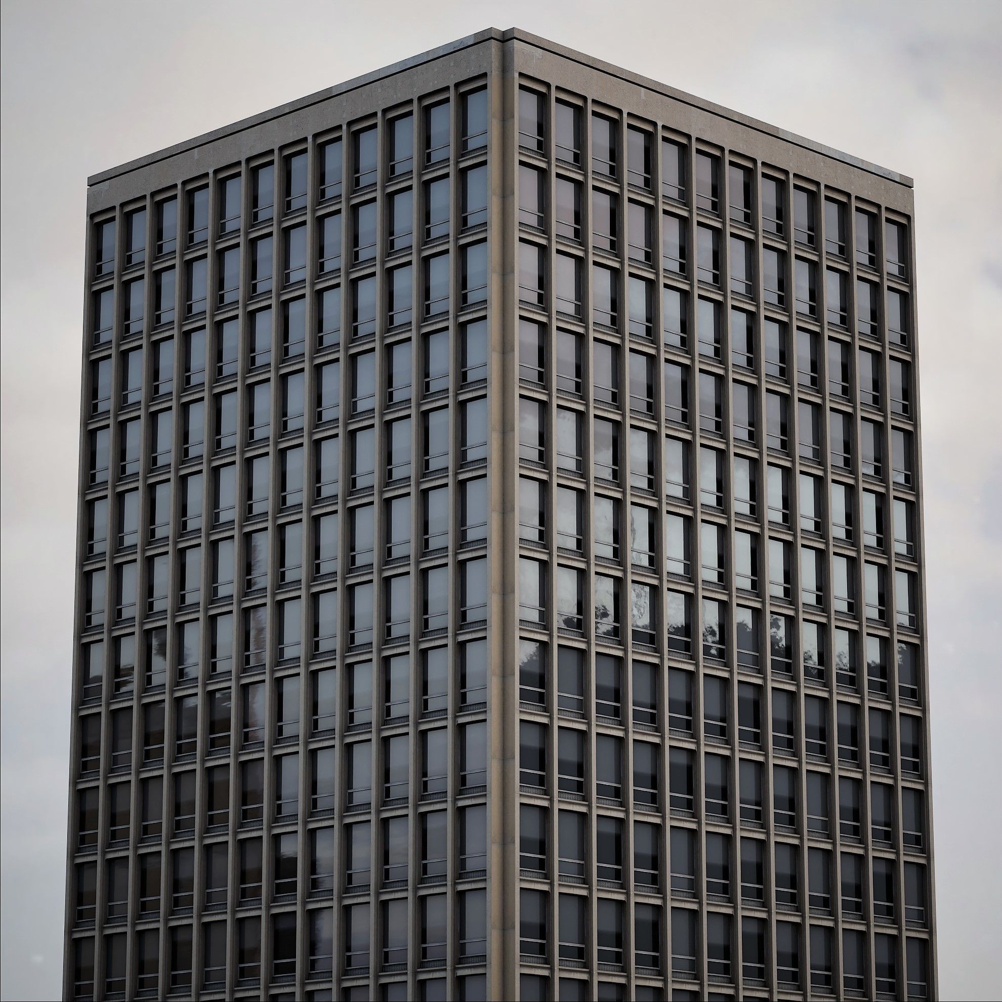 Background Building Pack Low-poly 3D model_16