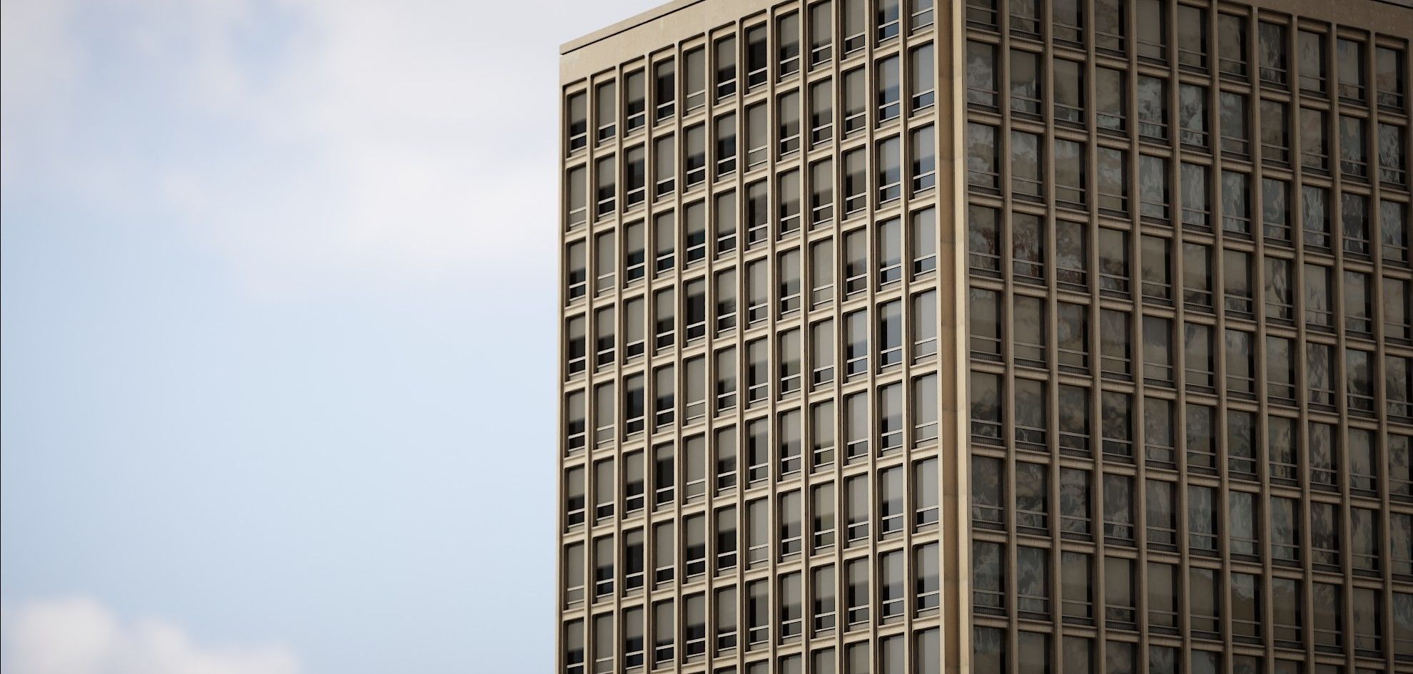 Background Building Pack Low-poly 3D model_9