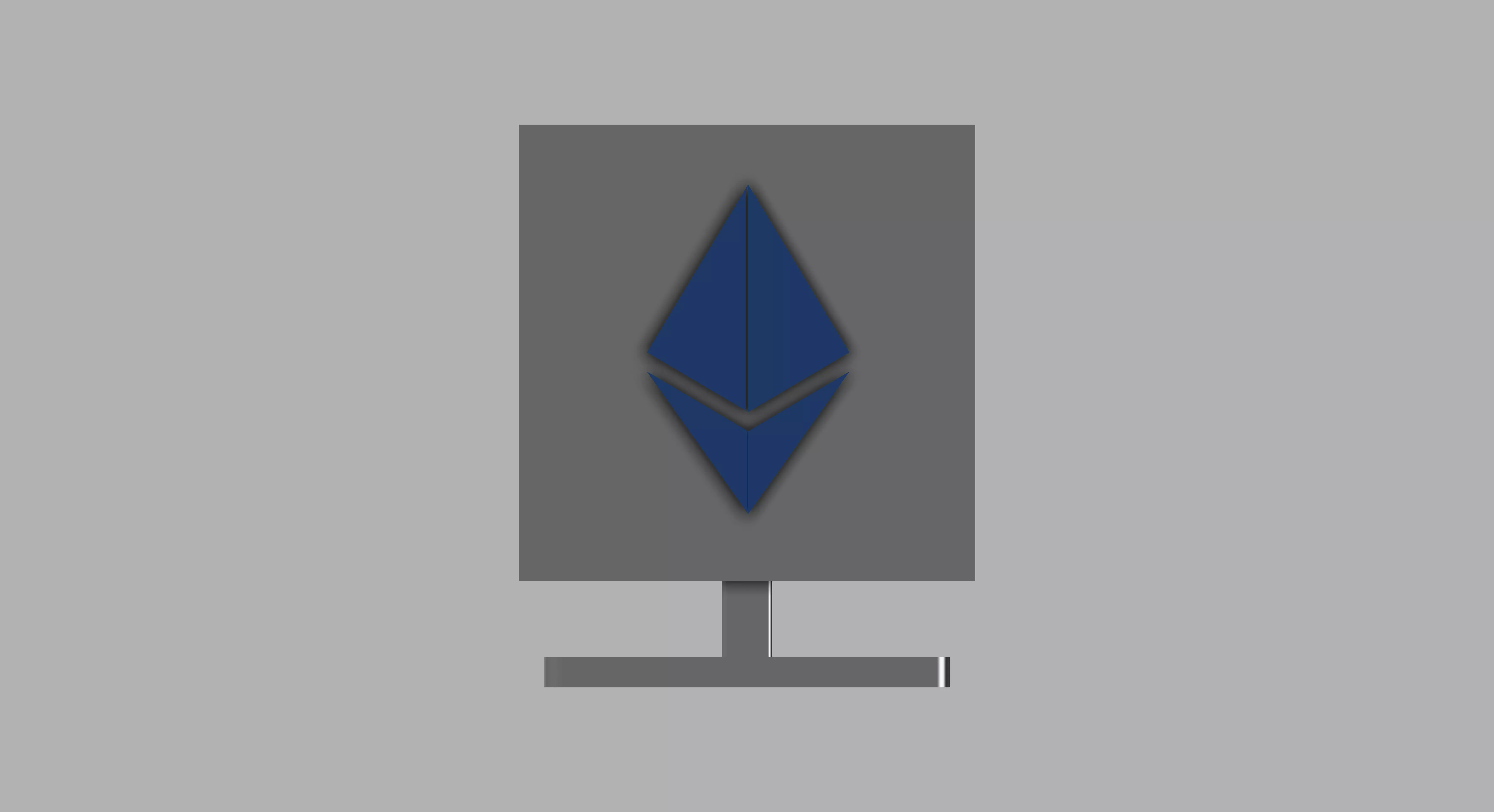 Ethereum Logo Stand 3D print model