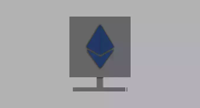 Ethereum Logo Stand