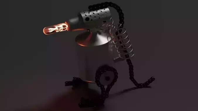 Dragon lamp 3D model