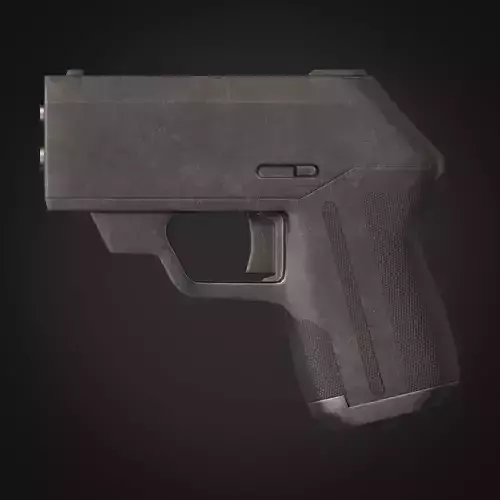 Gun-handgun pistol 3D model