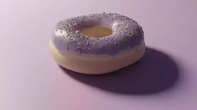 Purple donut 