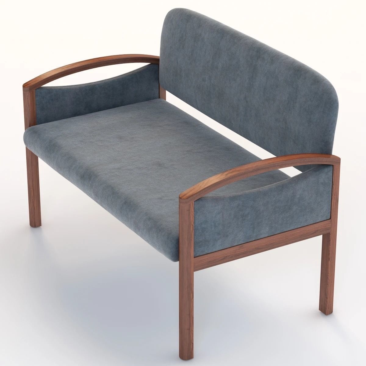 Nemschoff Horizon Multiple Public Seating 722-2-Ls 3D model_11
