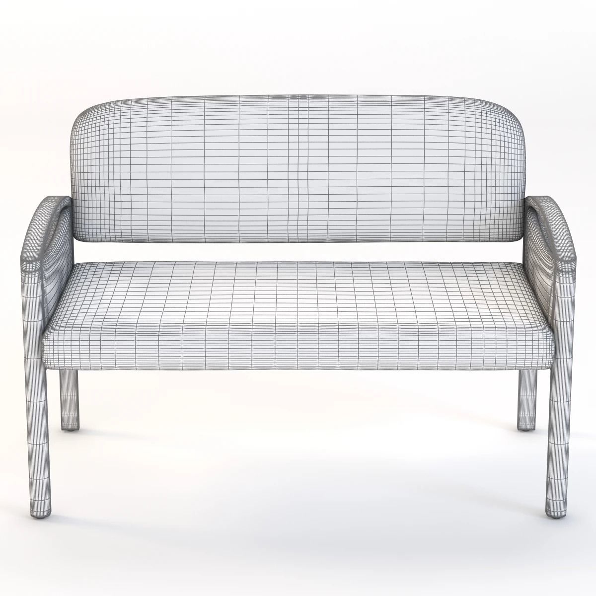 Nemschoff Horizon Multiple Public Seating 722-2-Ls 3D model_10